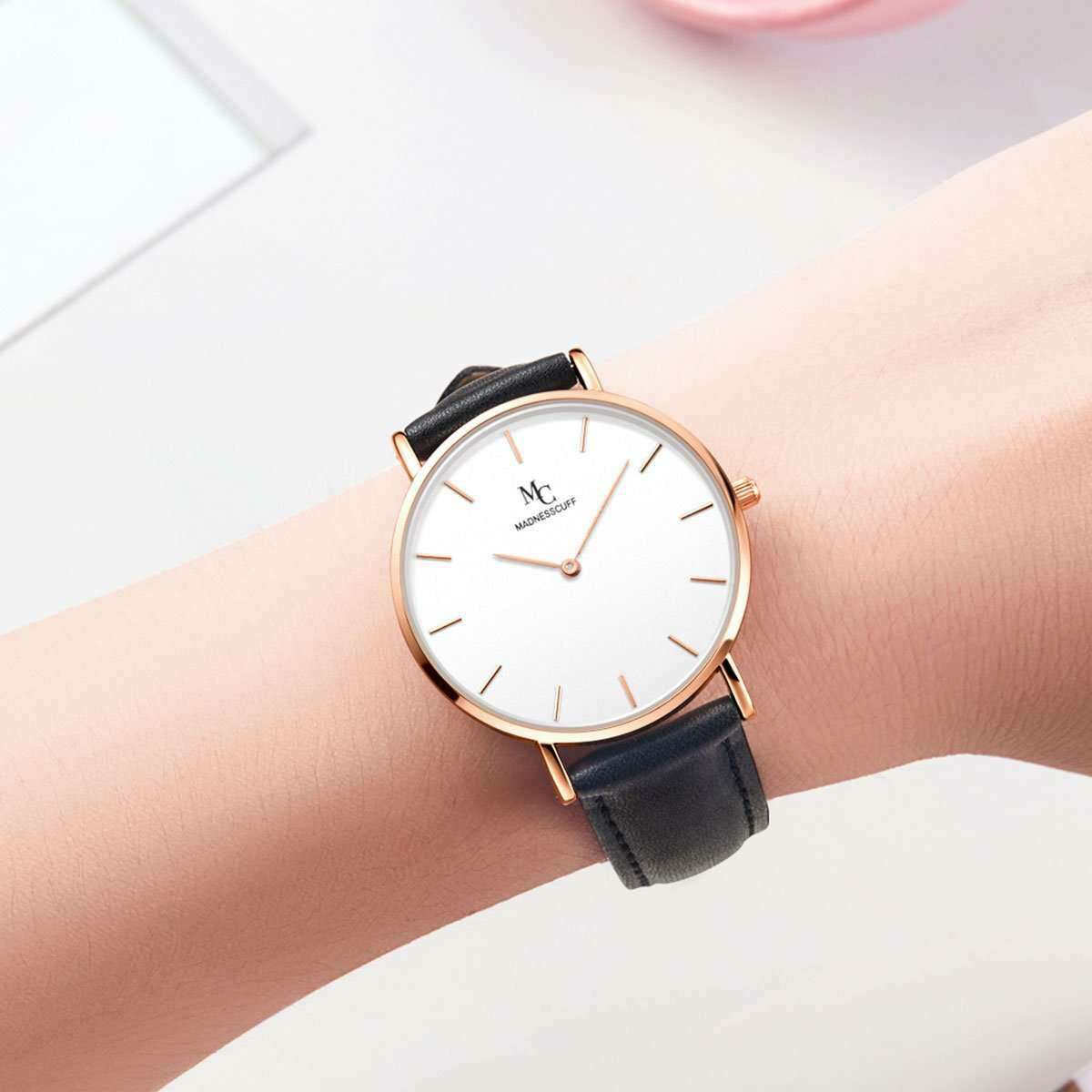 La Classic Leather White Edition - MadnessCuff